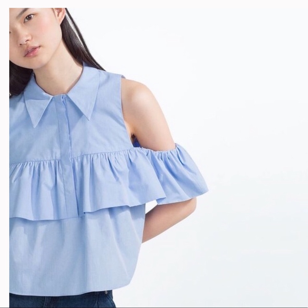 Zara Ruffled Top